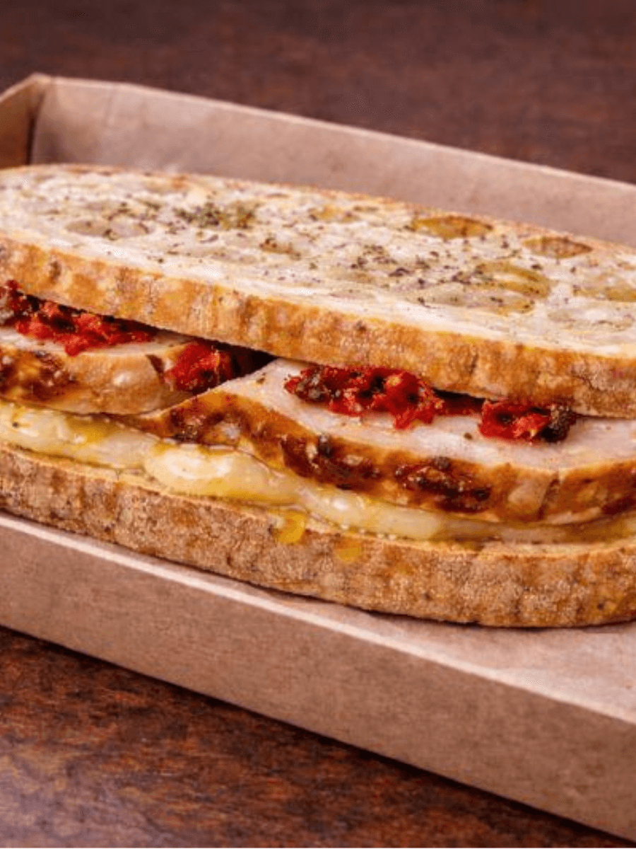 Emparedado de pechuga